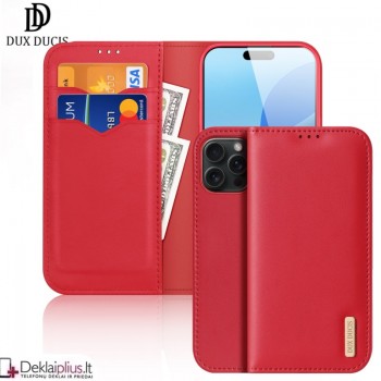 Dux Ducis Hivo odinis dėklas - raudonas (Apple Iphone 16 Pro)